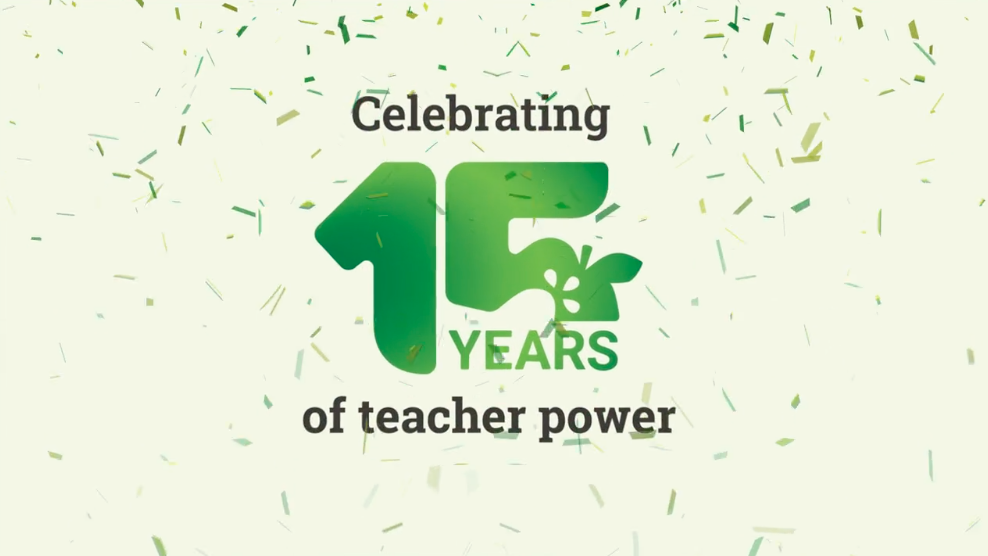 Celebrating 15 years of teacher power